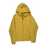 Carhartt Hoodie - Large Yellow Cotton Blend