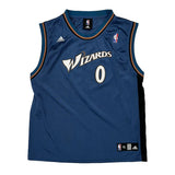 Washington Wizards Adidas #0 Gilbert Arenas Jersey - XL Blue Polyester