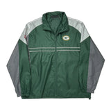 Green Bay Packers Dunbrooke Football Windbreaker - XL Green Polyester