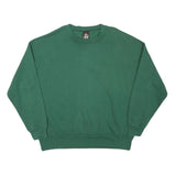 USA Mens Green Crew Neck XL Cotton Blend Sweatshirt Pullover Casual
