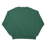 USA Mens Green Crew Neck XL Cotton Blend Sweatshirt Pullover Casual