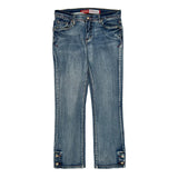 Farm Girl Boot Cut Jeans - 32W US 6 Blue Cotton