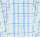 COLUMBIA Womens Blue & Yellow Check Shirt L Lightweight Long Sleeve Outdoor