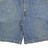 MEMBERS MARK Mens Denim Blue Casual Shorts L W36 Cotton Blend Pocketed