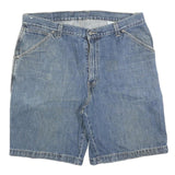 MEMBERS MARK Mens Denim Blue Casual Shorts L W36 Cotton Blend Pocketed