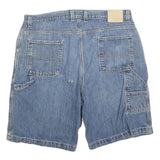 MEMBERS MARK Mens Denim Blue Casual Shorts L W36 Cotton Blend Pocketed