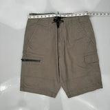 Levis Cargo Shorts - 32W 10L Grey Cotton