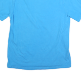 RUSSELL ATHLETIC Mens Blue Plain T-Shirt M Short Sleeve Crew Neck Cotton Blend