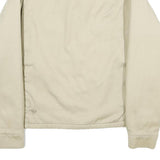 BIG MAC Mens Beige Workwear Jacket L Polyester Blend Zip Plain Durable