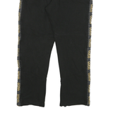 GUESS Mens Joggers Black Stripe Logo Tape Slim Tapered M W32 L29