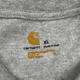 Carhartt Long Sleeve T-Shirt - XL Gray Cotton