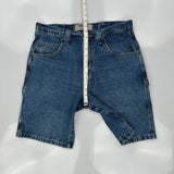 Wrangler Denim Shorts - 34W 10L Blue Cotton