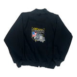 Cat Scale Unbranded Graphic Bomber Jacket - XL Black Cotton