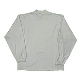 Made In USA Nike Long Sleeve T-Shirt - Large White Cotton
