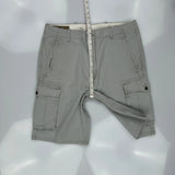 Levis Cargo Shorts - 34W 10L Grey Cotton