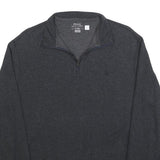 POLO RALPH LAUREN Mens Grey Cotton Blend Jumper Pullover Crew Neck M Casual