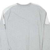 CHAMPION Mens Grey Pullover Sweatshirt XL Cotton Blend Crew Neck Casual