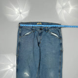 Wrangler Carpenter Jeans - 36W 30L Blue Cotton