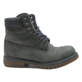 TIMBERLAND Mens Classic 6 Inch Lace-Up Boots Black Leather UK 6.5 Rugged Outdoor