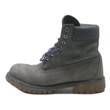 TIMBERLAND Mens Classic 6 Inch Lace-Up Boots Black Leather UK 6.5 Rugged Outdoor