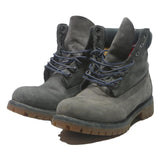 TIMBERLAND Mens Classic 6 Inch Lace-Up Boots Black Leather UK 6.5 Rugged Outdoor