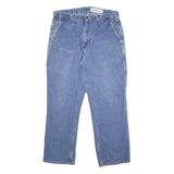 CARHARTT Mens Jeans Blue Relaxed Straight Denim Medium W32 L27 Workwear Casual