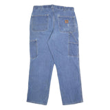 CARHARTT Mens Jeans Blue Relaxed Straight Denim Medium W32 L27 Workwear Casual