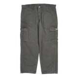 Wrangler Cargo Trousers - 40W 30L Black Cotton