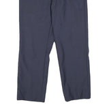 BOSS Mens Wool Navy Regular Fit Straight Leg Trousers W32 L27 Dress Pants
