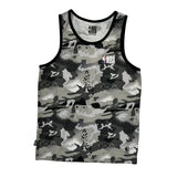 Nba Camo Jersey - Medium Gray Polyester