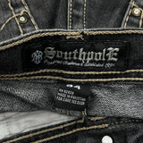 Southpole Denim Shorts - 33W 13L Grey Denim