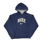 Nike Spellout Hoodie - XL Blue Cotton