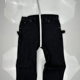 Key Carpenter Pants - 34W 30L Black Cotton