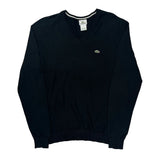 Lacoste Sweater - Medium Black Cotton