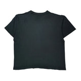 Single Stitch 90S Blank Yaga T-Shirt - Large Black Cotton