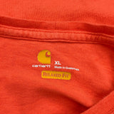 Relaxed Fit Carhartt T-Shirt - XL Red Cotton