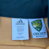 Age 12 Adidas Cricket Australia Football Shirt - Medium Yellow Polyester