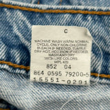 Made In USA Levis 551 Jeans - 34W US 12 Light Wash Cotton