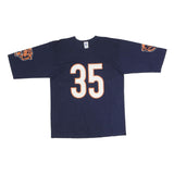 LOGO7 Mens Navy Blue Number 35 Graphic T-Shirt L Short Sleeve Crew Neck