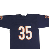 LOGO7 Mens Navy Blue Number 35 Graphic T-Shirt L Short Sleeve Crew Neck