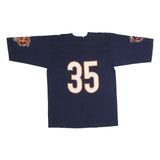 LOGO7 Mens Navy Blue Number 35 Graphic T-Shirt L Short Sleeve Crew Neck