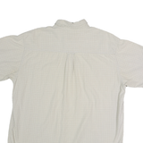 LEVI'S Mens Beige Check Shirt XL Cotton Button-Down Short Sleeve Casual