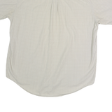 LEVI'S Mens Beige Check Shirt XL Cotton Button-Down Short Sleeve Casual