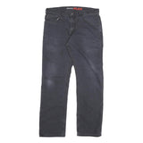 DICKIES Mens Regular Fit Straight Cotton Blend Dark Jeans W32 L30 Workwear