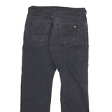 DICKIES Mens Regular Fit Straight Cotton Blend Dark Jeans W32 L30 Workwear