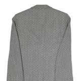 GINITEX FASHION Mens Black Jacket S Polyester Blend Chevron Button Closure