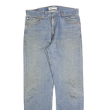 LEVI'S 505 Mens Jeans Blue Regular Regular Fit Denim Light W34 L34 Classic Zip