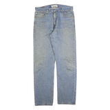 LEVI'S 505 Mens Jeans Blue Regular Regular Fit Denim Light W34 L34 Classic Zip