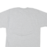 CHAMPION Mens Grey Houston Graphic T-Shirt M Short Sleeve Crew Neck Cotton Blend