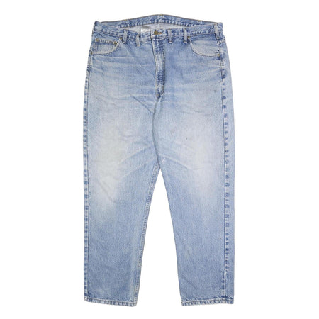 CARHARTT Mens Jeans Blue Regular Straight Denim Medium W40 L32 Classic Fit Zip